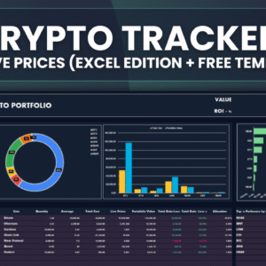 Crypto Portfolio Tracker by BudgetFlow (Essential Excel Edition)