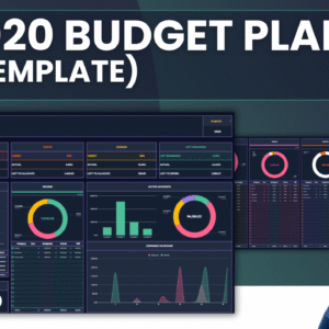 Simple 503020 Budget Planner